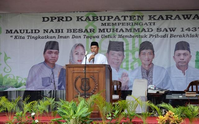 DPRD Kabupaten Karawang Gelar Peringatan Maulid Nabi 